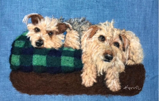 2d needle felted portrait in hoop 2d needle felted portrait in hoop